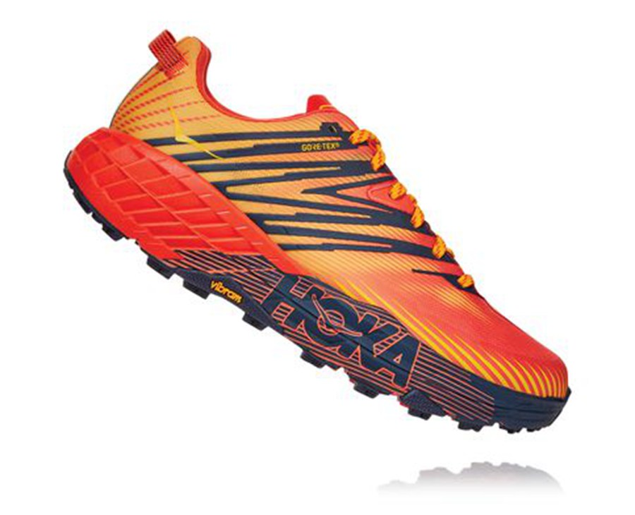 Hoka One One Trailsko Herre - Speedgoat 4 Gore-Tex - Rød - 160975OCK